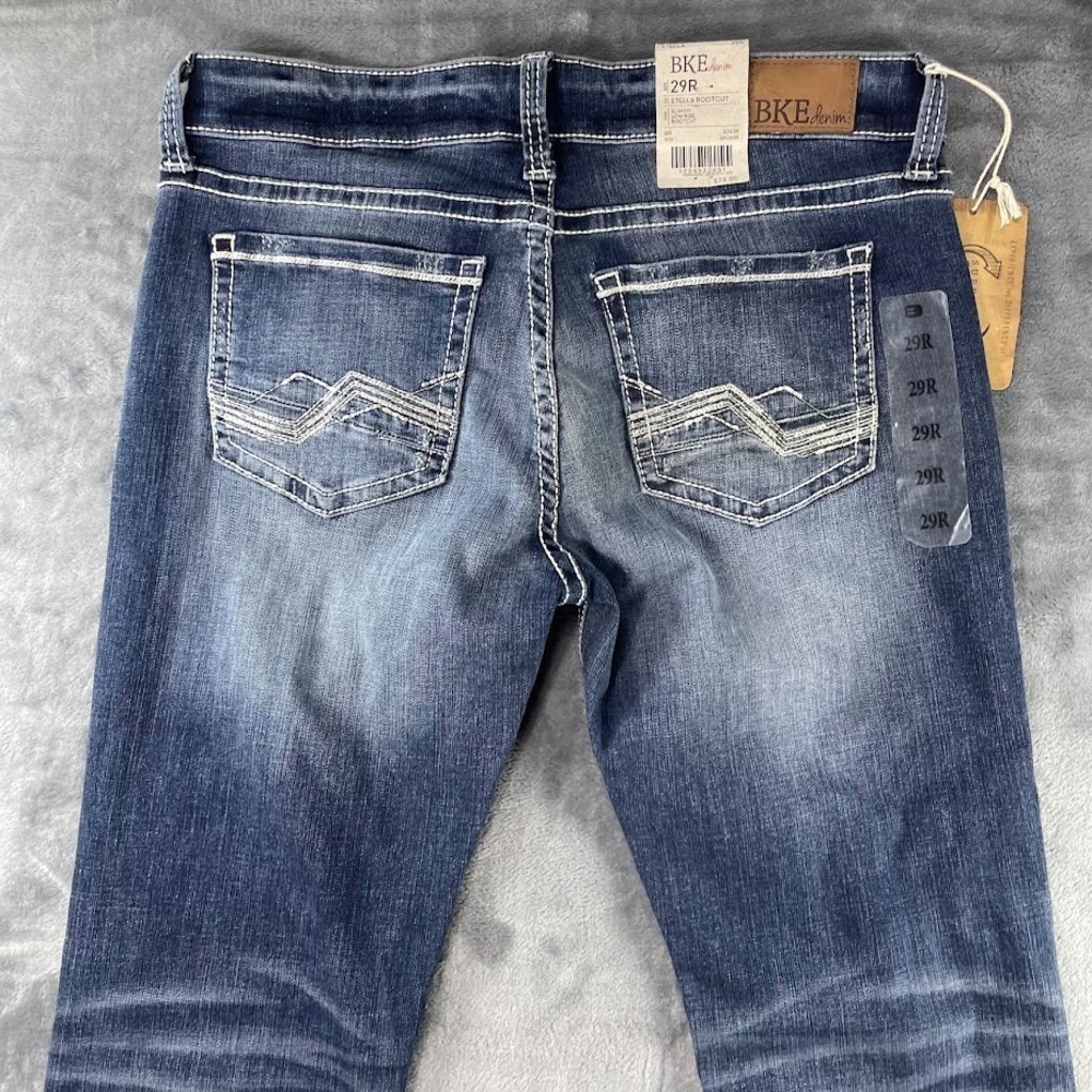 BKE Stella Low Rise Slim Fit Bootcut Womens Denim Jeans Sz 29R (29x31) NWT - Picture 6 of 6